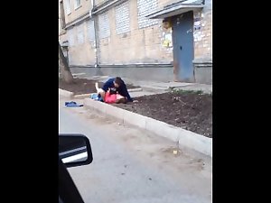 Простопорно Публичный секс на улице